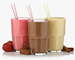 Eiwitshake verschillende smaken